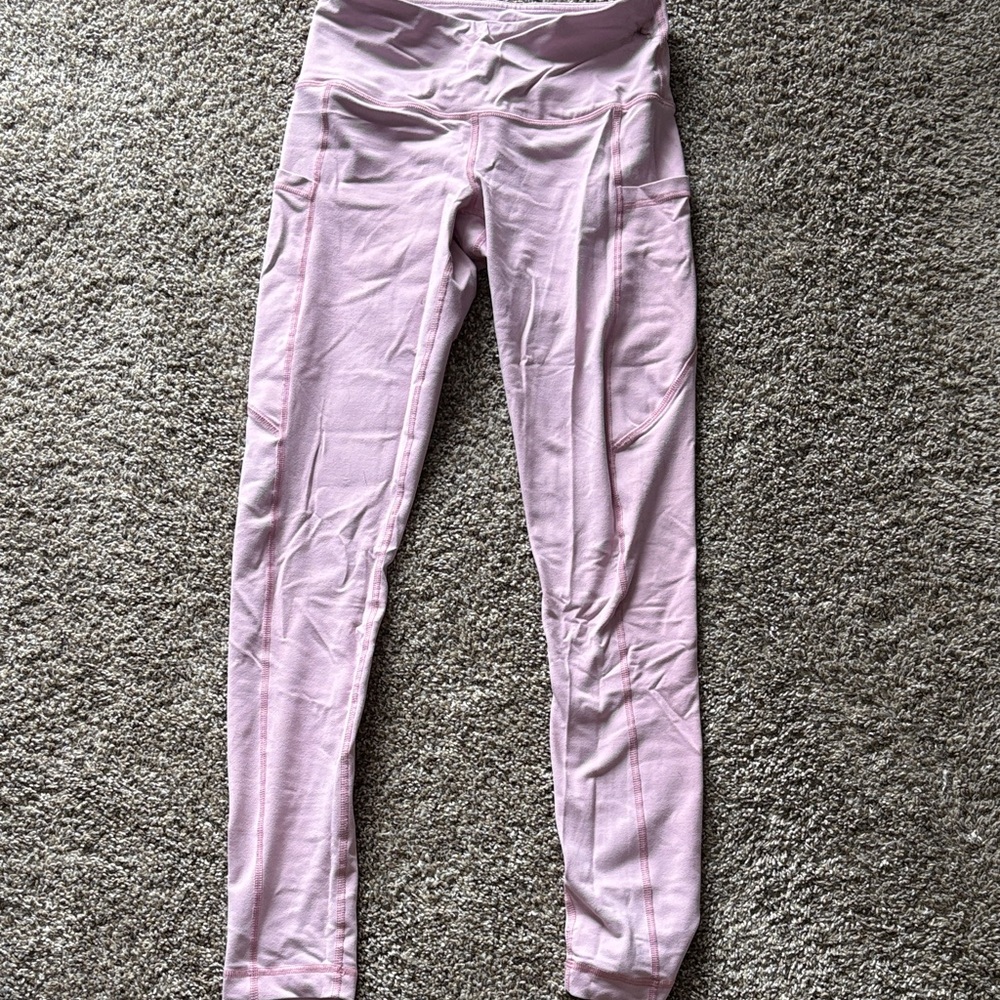 90 Degree By Reflex Light Pink Leggings